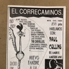 Revistas de música: EL CORRECAMINOS Nº 0 (MADRID 1993). FANZINE ORIGINAL; BANDA TRAPERA TEENAGE FAN CLUB, THE POSIES,.... Lote 183512551