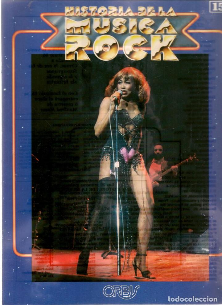 Revistas de m&uacute;sica: HISTORIA DE LA M&Uacute;SICA ROCK. SOLO CUBIERTAS DEL FASC&Iacute;CULO N&ordm; 15. TINA TURNER / SUZI QUATRO. (ST/L4)