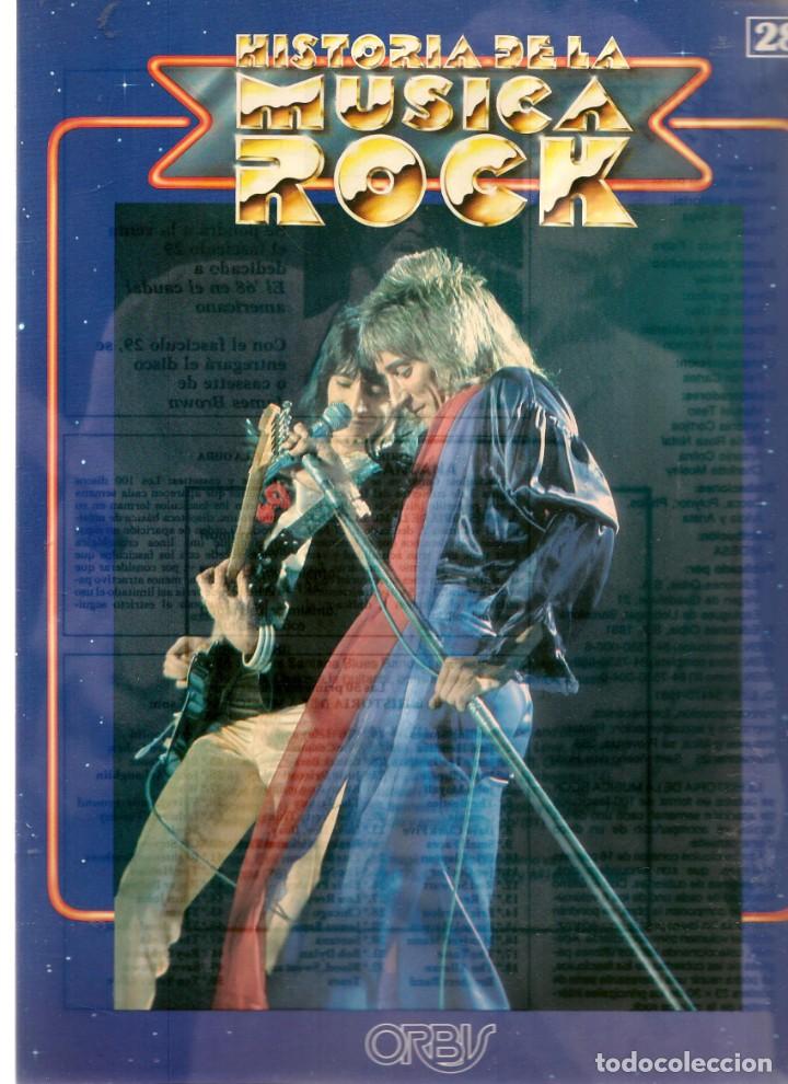 Revistas de m&uacute;sica: HISTORIA DE LA M&Uacute;SICA ROCK. SOLO CUBIERTAS DEL FASC&Iacute;CULO N&ordm; 28. ROLLING STONE / SANTANA. (ST/L4)