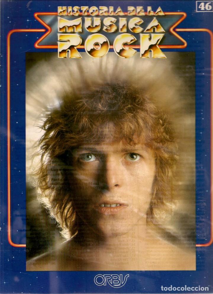 Revistas de m&uacute;sica: HISTORIA DE LA M&Uacute;SICA ROCK. SOLO CUBIERTAS DEL FASC&Iacute;CULO N&ordm; 46. DAVID BOWIE / RORY GALLAGHER.(ST/L4)