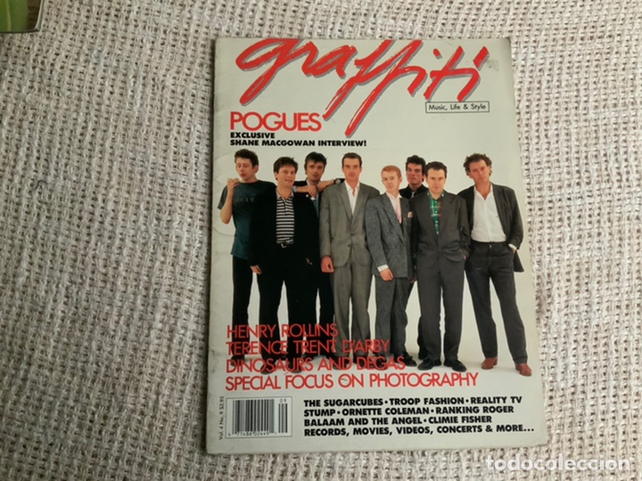 Riviste di musica: GRAFFITI MAGAZINE VOL. 4 - N&ordm; 9 , pogues EDICION EN INGLES