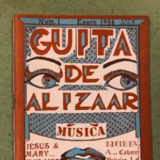 Revistas de música: GUITA DE ALIZAAR Nº 1 (BILBAO 1986). HISTÓRICO FANZINE; THE CURE, CABARET VOLTAIRE, JESUS & MARY CHA. Lote 190995336