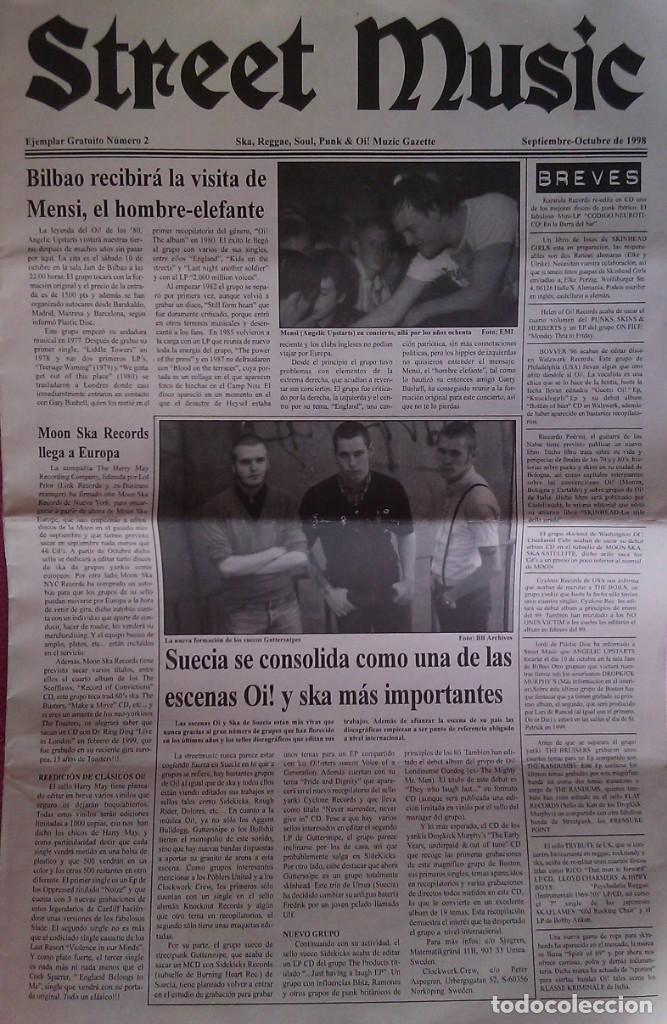 Music magazines: Fanzine Street Music N.2 1998 Ska, Reggae, Soul, Punk &OI! Music Gazatte