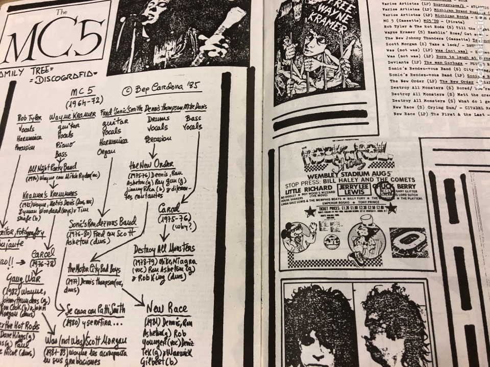 Revistas de música: GARAGELAND N° 5 (MADRID 1985). HISTÓRICO FANZINE ORIGINAL; ROCK ‘N’ ROLL MC-5, ALEX CHILTON,... - Foto 6 - 191292935