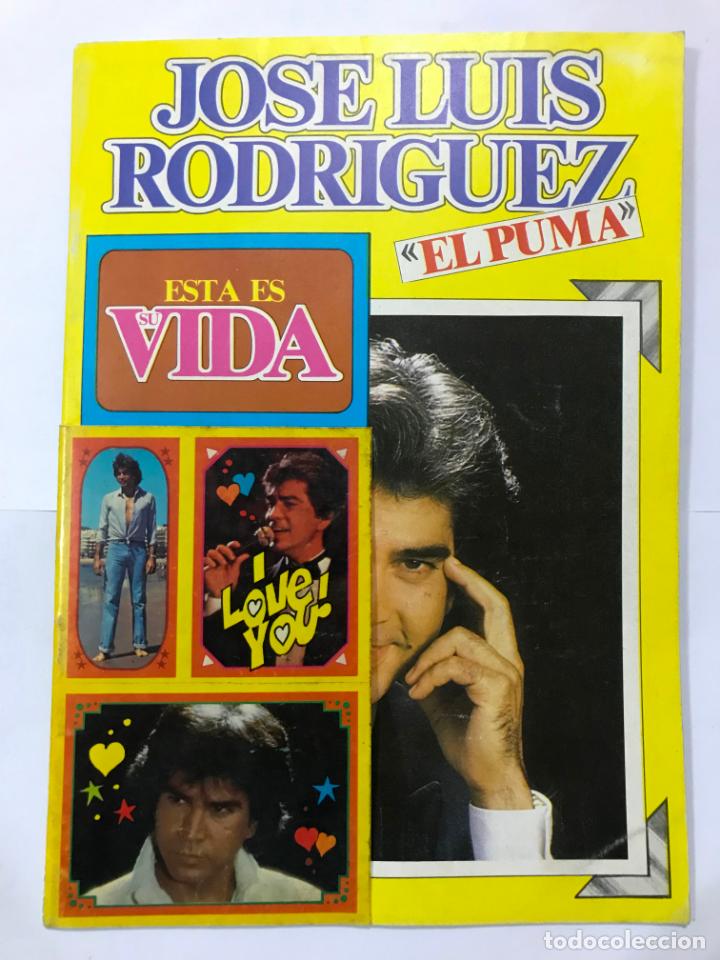 Music magazines: JOSE L. RODRIGUEZ EL PUMA, esta es su vida revista conserva los cromos y el poster interior 1981