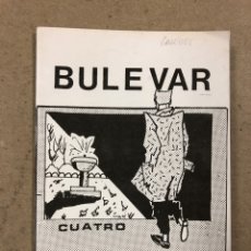 Revistas de música: BULEVAR N° 4 (CÁCERES 1985). HISTÓRICO MINI FANZINE ORIGINAL; GERMAN COPPINI, LA DAMA SE ESCONDE,...