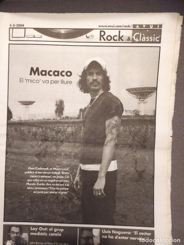 Music magazines: ROCK & CLASSIC 5-5-04 MACACO,LAY OUT,P.COMELADE,DANIEL HIGIENICO,ALASKA,NUAR DA LUBRE,OBRINT PAS,MUM