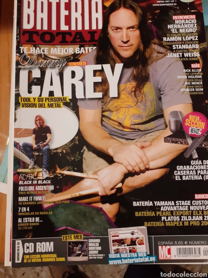 Magazines de musique: Bateria total lote 12 revistas sin cd