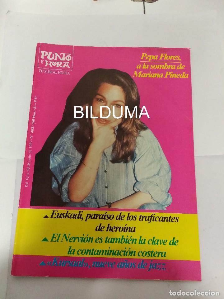 Music magazines: PUNTO Y HORA 1987 / PEPA FLORES / ENTREVISTA VARIAS PAGINAS / MUY RARO