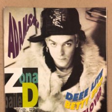 Revistas de música: ZONA D BAILE N° 1 (1991). ADAMSKI, KID FROST, DEEE LITE, BELOVED, JAMES BROWN, LL COOLJ,.... Lote 196270528