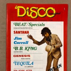 Revistas de música: DISCO ACTUALIDAD N° 18 (1981). BOB DYLAN, TEQUILA, OBUS, NOTICIAS MOVIDA MADRILEÑA
