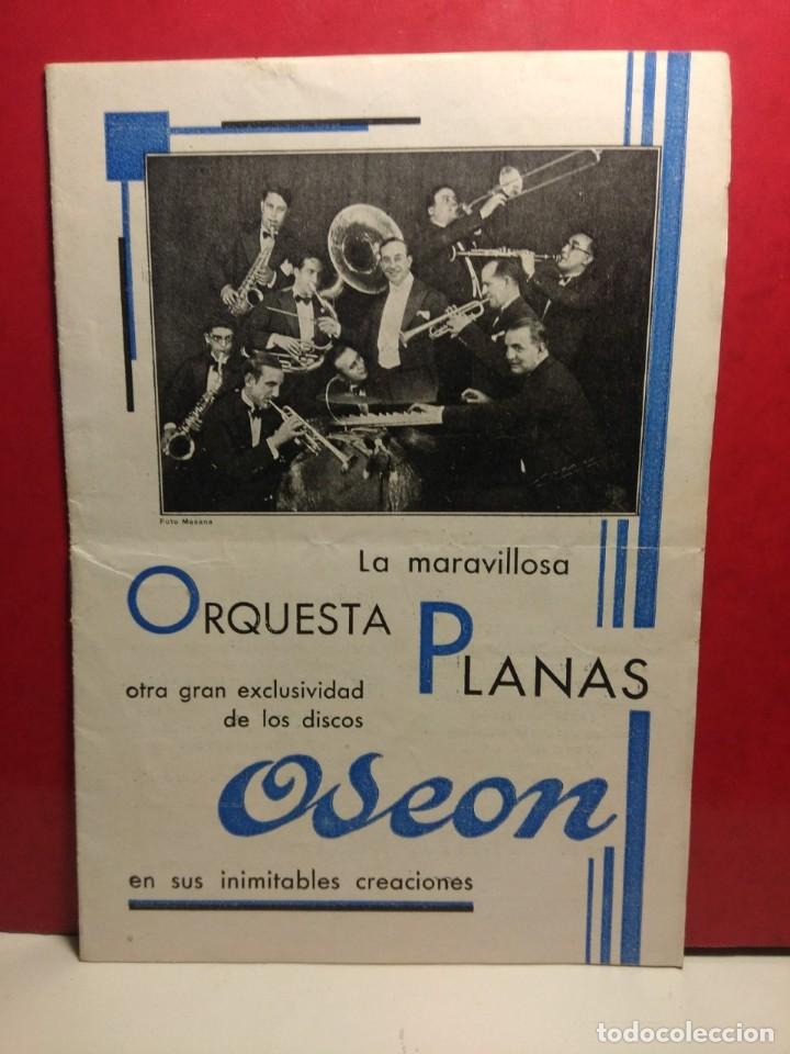 Magazines de musique: LA MARAVILLOSA ORQUESTA PLANAS ( CATALOGO / CANCIONERO )