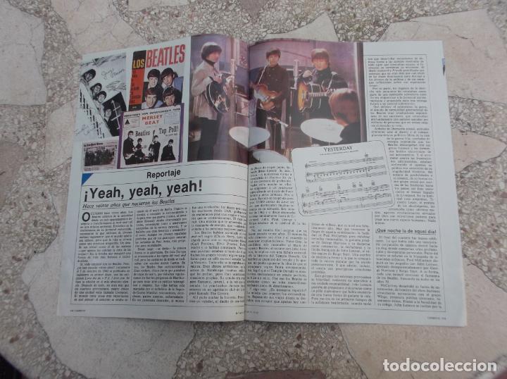 Magazines de musique: cambio 16 solo reportaje the beatles, fecha 1982 , castellano,6 fotos , 4 paginas