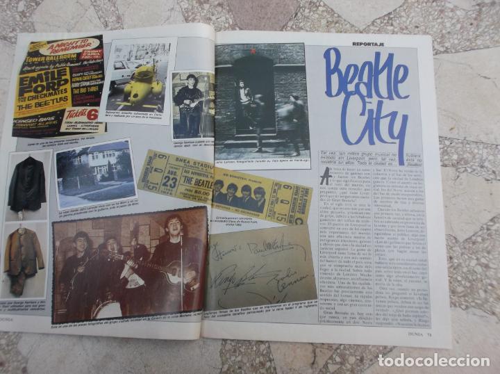 Magazines de musique: dunia solo reportaje the beatles, fecha desconozco , castellano,11 fotos , 4 paginas