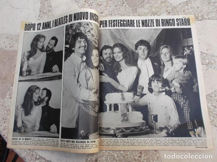Magazines de musique: gente solo reportaje the beatles, fecha desconozco , italia,5 fotos , 4 paginas