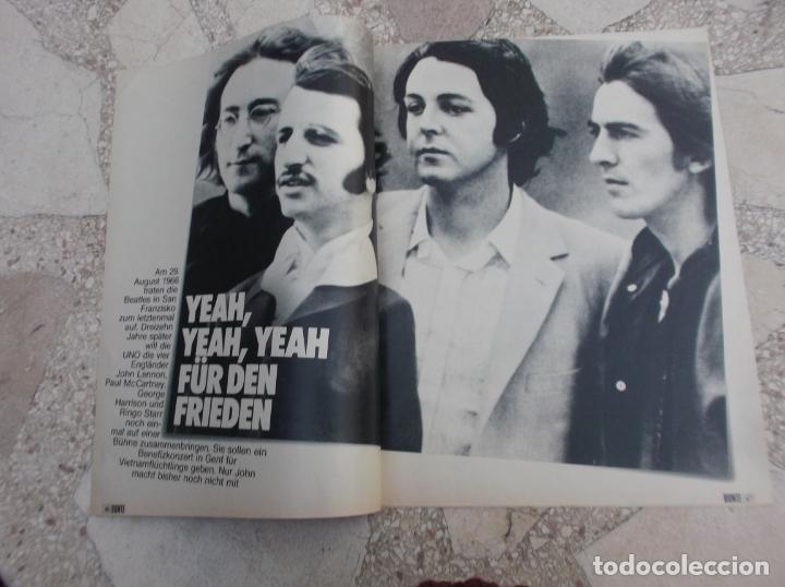 Magazines de musique: bunte, solo reportaje the beatles, fecha desconozco , aleman, 4 fotos , 5 paginas