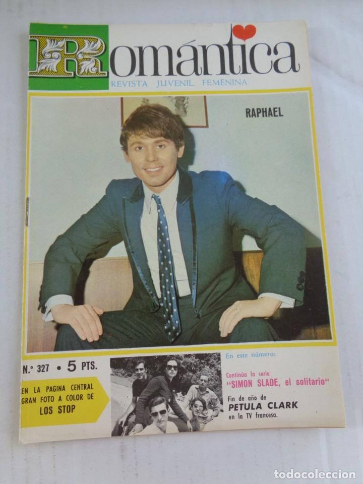 Music magazines: ROMANTICA n&ordm; 327/1967 Raphael ~Los Stop: poster central ~ Petula clark ~ Nino Ferrer ~ Michel