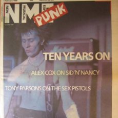 Revistas de música: REVISTA NEW MUSICAL EXPRESS PUNK 1 FEBRUARY 1986 TONY PARSONS ON THE SEX PISTOLS