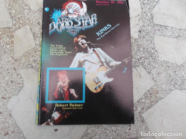 Magazines de musique: revista de musica dark star n&ordm; 21,en ingles b/n, kinks, the tubes, canned heat, robert palmer,