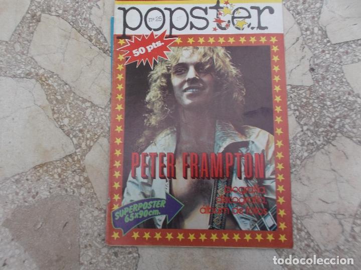 Magazines de musique: poster n&ordm; 25 peter frampton, 65 x 90, no ha sido clavado en la pared,