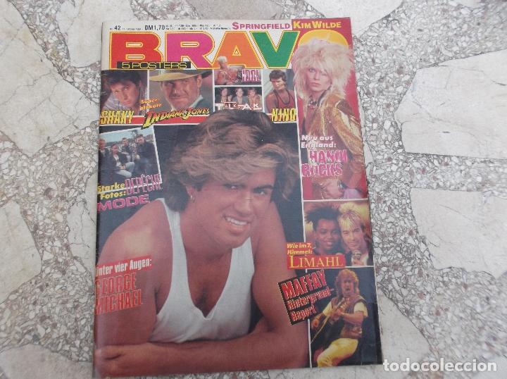 Revistas de m&uacute;sica: bravo en aleman, n&ordm; 42, 1984, falta un poster de depeche mode, george mochael, maffay,