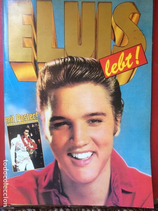 Magazines de musique: REVISTA elvis lebt CON P&Oacute;STER INTERIOR INFANCIA JUVENTUD CONCIERTOS ROCK S XX