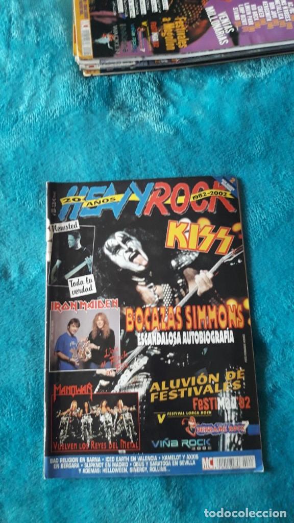 Revistas de m&uacute;sica: HEAVY ROCK 223 LEVA POSTERS IRON MAIDEN-MANOWAR