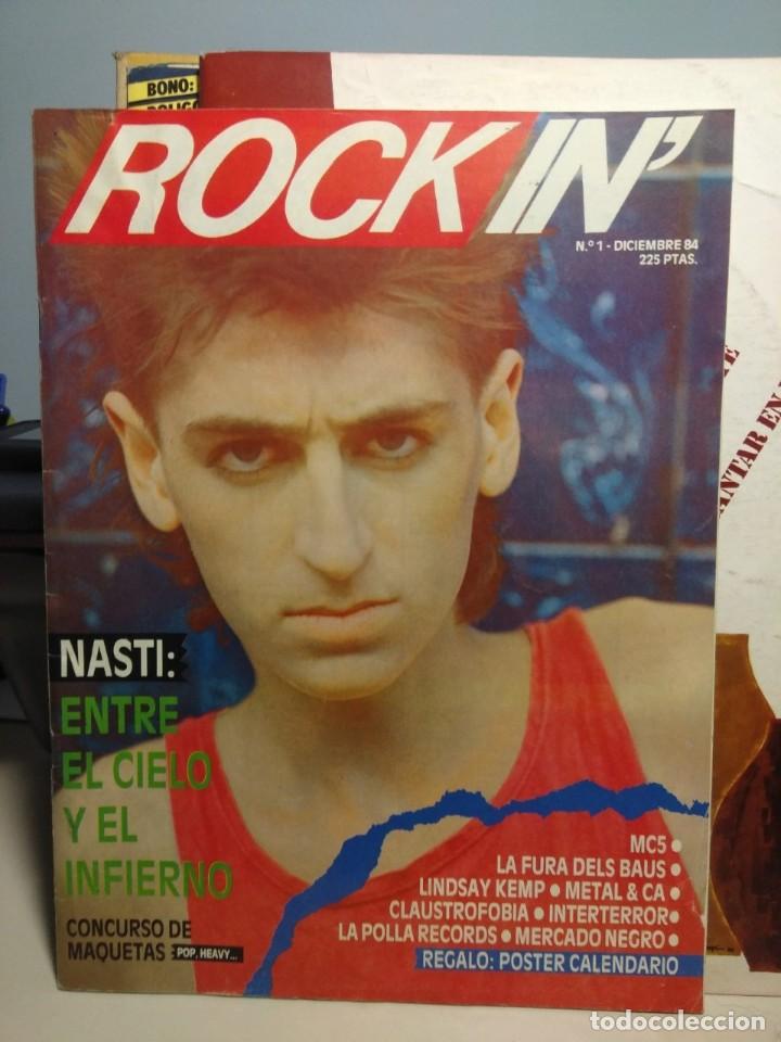Music magazines: ROCK IN&acute; NUMERO 1 : PEP DE NASTI + LAVABOS ITURRIAGA + INTERTERROR + MC5 + GATO PEREZ