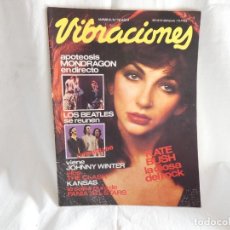 Revistas de música: VIBRACIONES Nº 78 - KATE BUSH, MONDRAGON, BEATLES, CLASH, KANSAS, JHONNY WINTER
