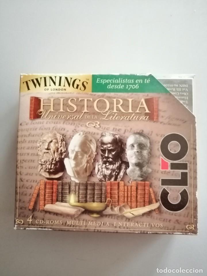 Music magazines: HISTORIA UNIVERSAL DE LA LITERATURA.Revista Clio.4 CD-ROM INTERACTIVOS