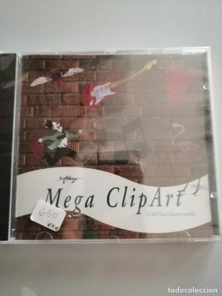 Music magazines: Mega ClipArt. Softkey.15000 piezas maestras escalables. CD-ROM 1995.