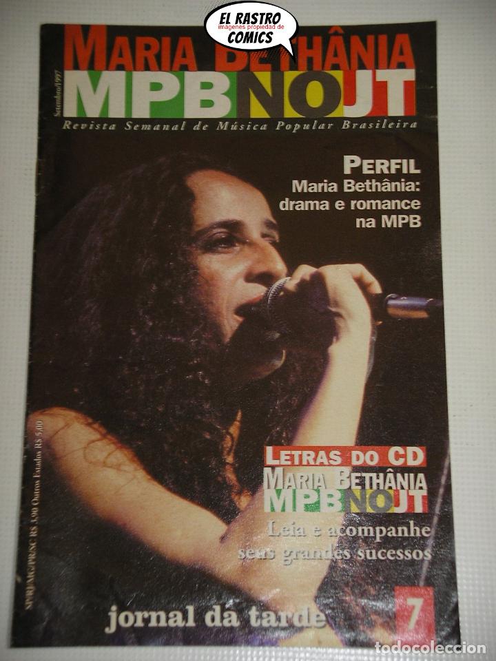 Magazines de musique: Maria Bethania, MPBNOUT n&ordm; 7, a&ntilde;o 1997, MPB, revista musica popular brasileira brasile&ntilde;a, X2