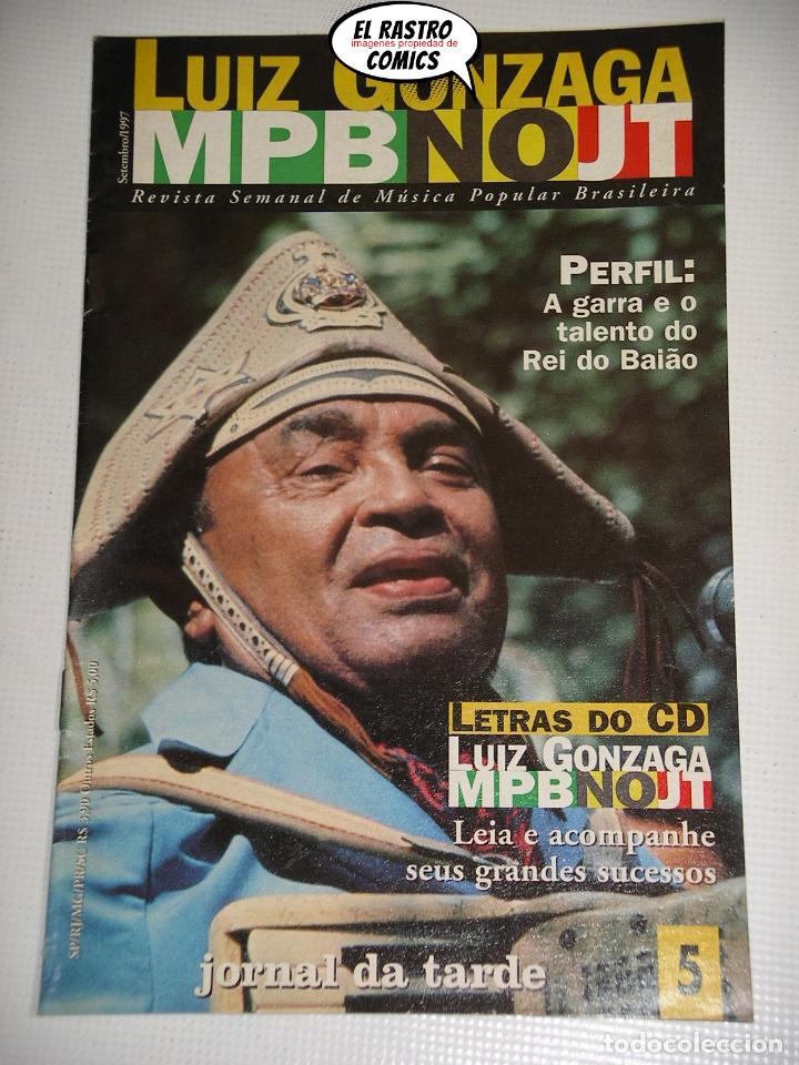 Magazines de musique: Luis Gonzaga, MPBNOUT n&ordm; 5, a&ntilde;o 1997, MPB, revista musica popular brasileira brasile&ntilde;a, X2