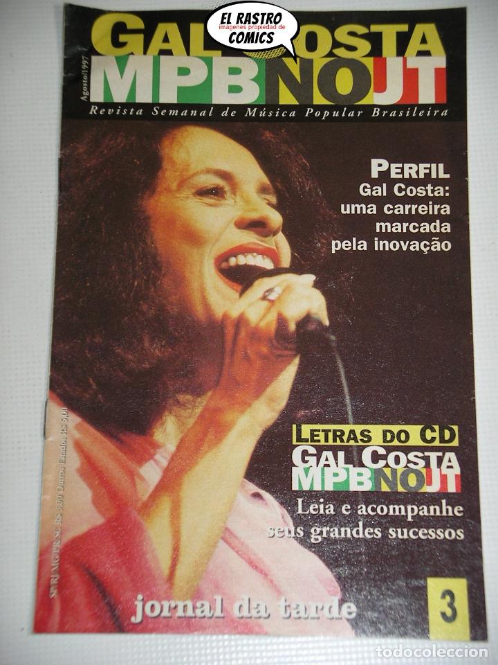 Music magazines: Gal Costa, MPBNOUT n&ordm; 3, a&ntilde;o 1997, MPB, revista musica popular brasileira brasile&ntilde;a, X2