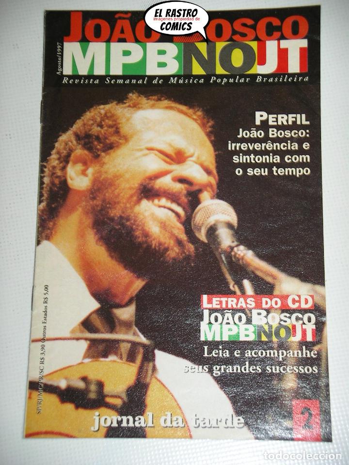 Music magazines: Joao Bosco, MPBNOUT n&ordm; 2, a&ntilde;o 1997, MPB, revista musica popular brasileira brasile&ntilde;a, X2