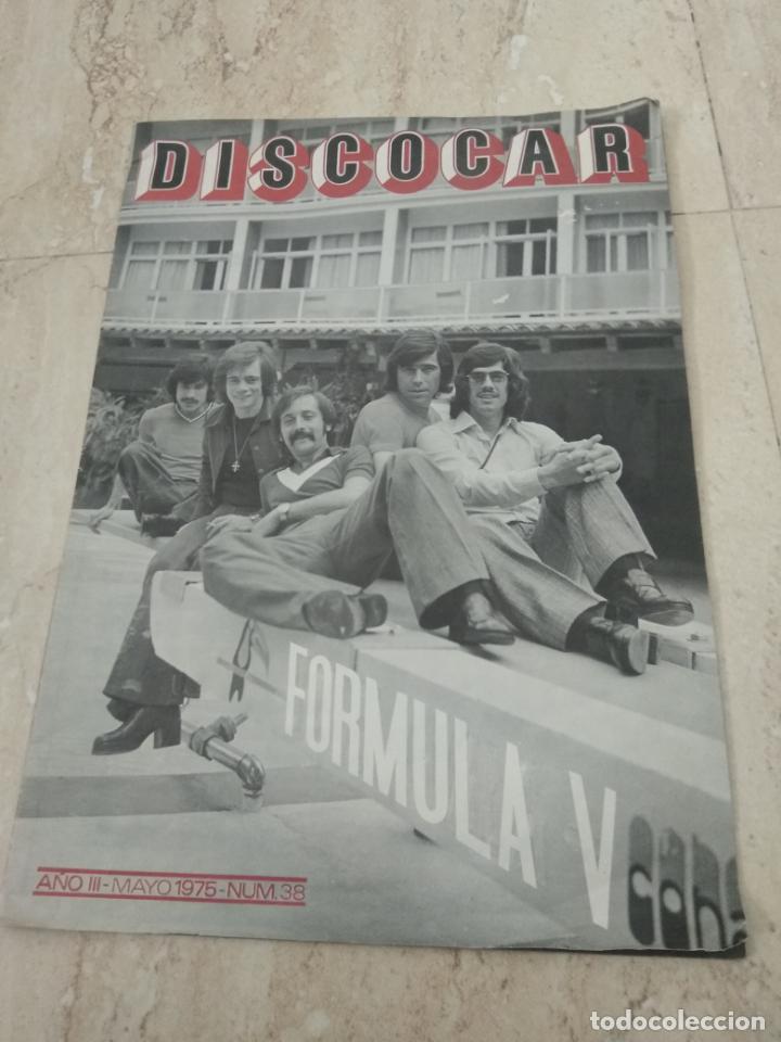 Magazines de musique: DISCOCAR-REVISTA MUSICAL- 1975-N&ordm; 38- RARA!!