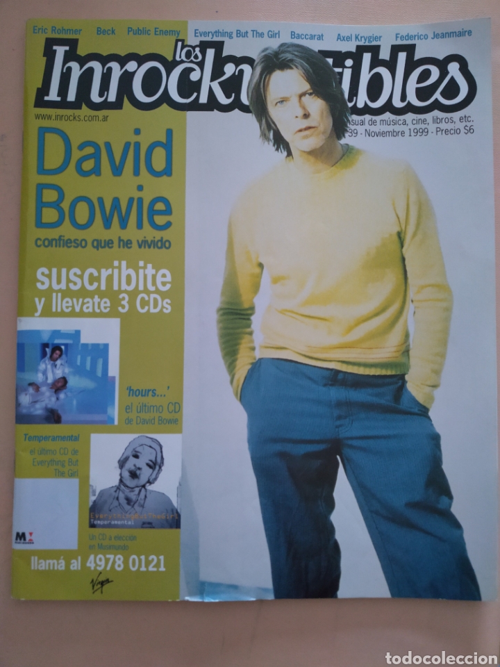 Revistas de m&uacute;sica: Revista Inrockuptibles nov 1999 David Bowie Beck Public Enemy