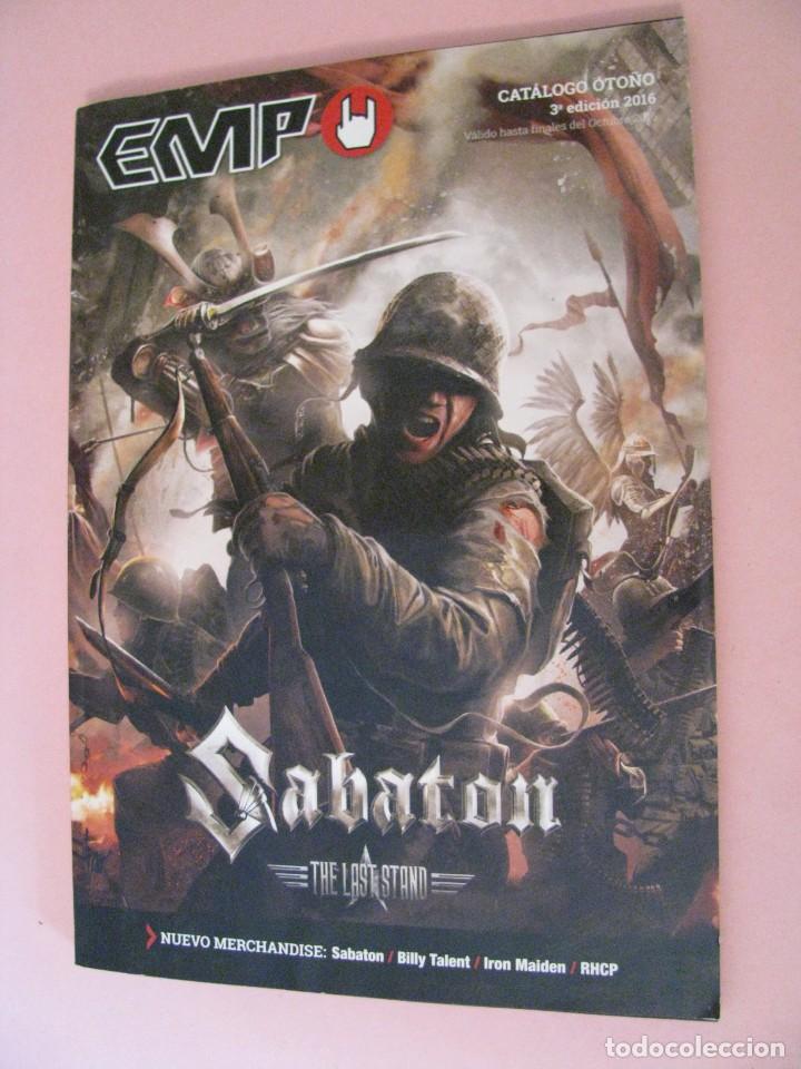 Magazines de musique: CAT&Aacute;LOGO EMP. OTO&Ntilde;O 3&ordf; EDICI&Oacute;N 2016. PORTADA SABATON.