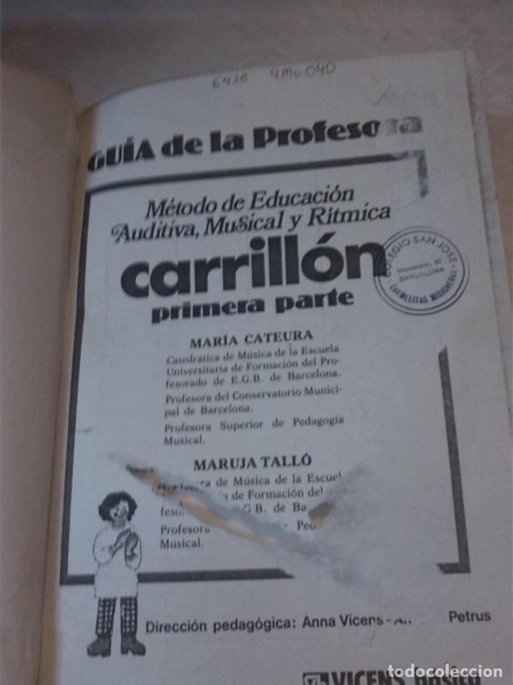 Music magazines: Carrill&oacute;n. Primera Parte. Educaci&oacute;n auditiva, musical y r&iacute;tmica. Mar&iacute;a Cateura. Maruja Tall&oacute;.