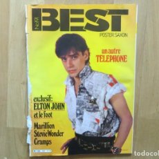 Revistas de música: BEST:N.191-TELEPHONE-ELTON JOHN-THE CRAMPS-METALLICA-STATUS QUO-DEEP PURPLE