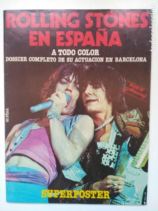 Revistas de m&uacute;sica: REVISTA VIBRACIONES ESPECIAL ROLLING STONES EN ESPA&Ntilde;A