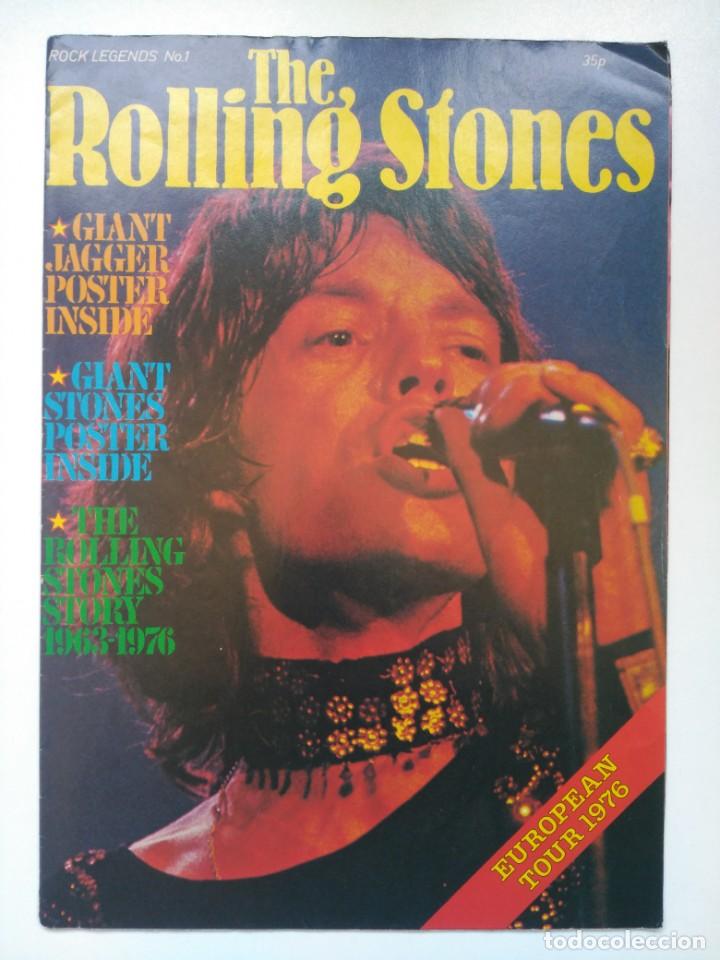 Revistas de m&uacute;sica: REVISTA/POSTER ROCK LEGENDS N&ordm; 1- ROLLING STONES