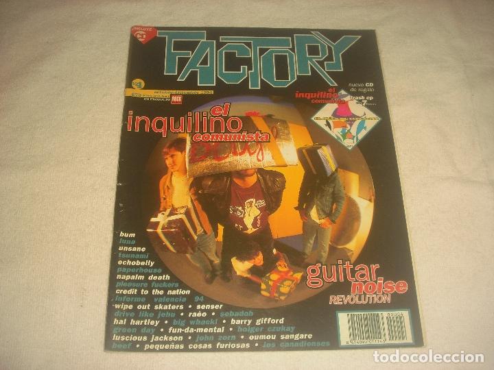 Riviste di musica: FACTORY N. 4 , EL INQUILINO COMUNISTA , OCTUBRE DICIEMBRE 1994.