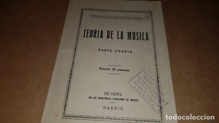 Revistas de m&uacute;sica: Libro a&ntilde;o 1958. TEOR&Iacute;A DE LA M&Uacute;SICA