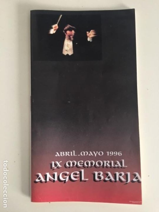 Magazines de musique: Folleto memorial &Aacute;ngel Barja a&ntilde;o 96