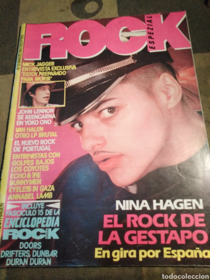 Revistas de m&uacute;sica: ROCK ESPEZIAL-N&deg;31 MARZO 1984,NINA HAGEN,MICK JAGGER,JOHN LENON,LOS COYOTES, ETC