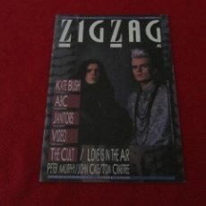 Revistas de música: REVISTA ZIG ZAG THE CULT,KATE BUSH,ABC,PETER MURPHY,JOHN CALE,ECHO AND THE BUNNYMEN,THE JANITORS