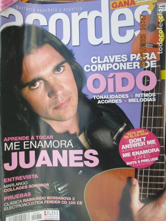 Acordes de guitarrista revista musica nº 76 - j - Vendido en Venta