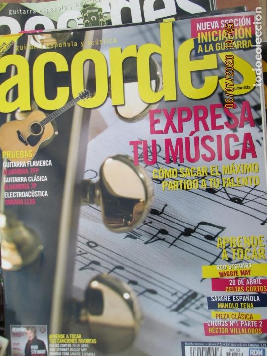 Acordes de guitarrista revista musica nº 52-feb - Vendido en Venta