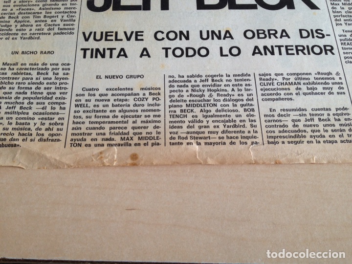Revistas de m&uacute;sica: JEFF BECK - Foto 2